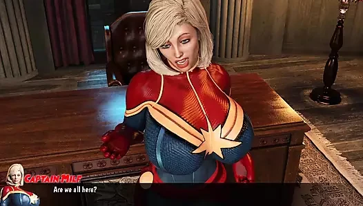 Giant Dildo Fucking Makes MILF the Sloppiest Fuck Cockham Superheroes 36