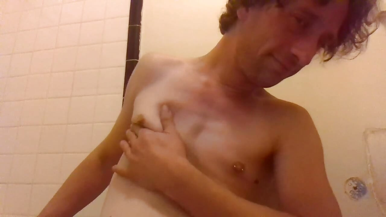Licking My Nipples, on My Toilet
