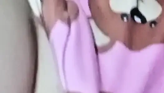 oh how delicious daddy How delicious I touched my big tits