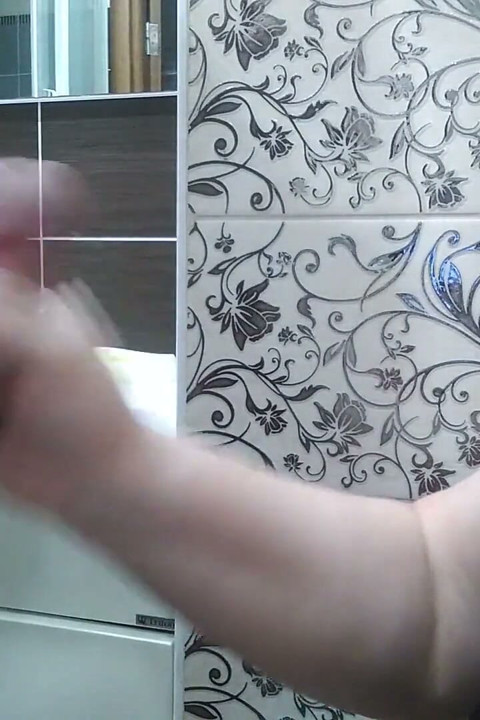 Mother-in-law sucks cock in the toilet