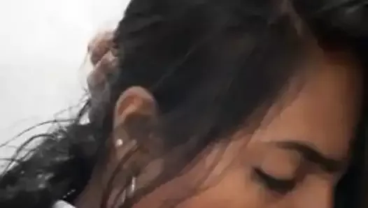 Desi Cute Girl Sucking In Bathroom