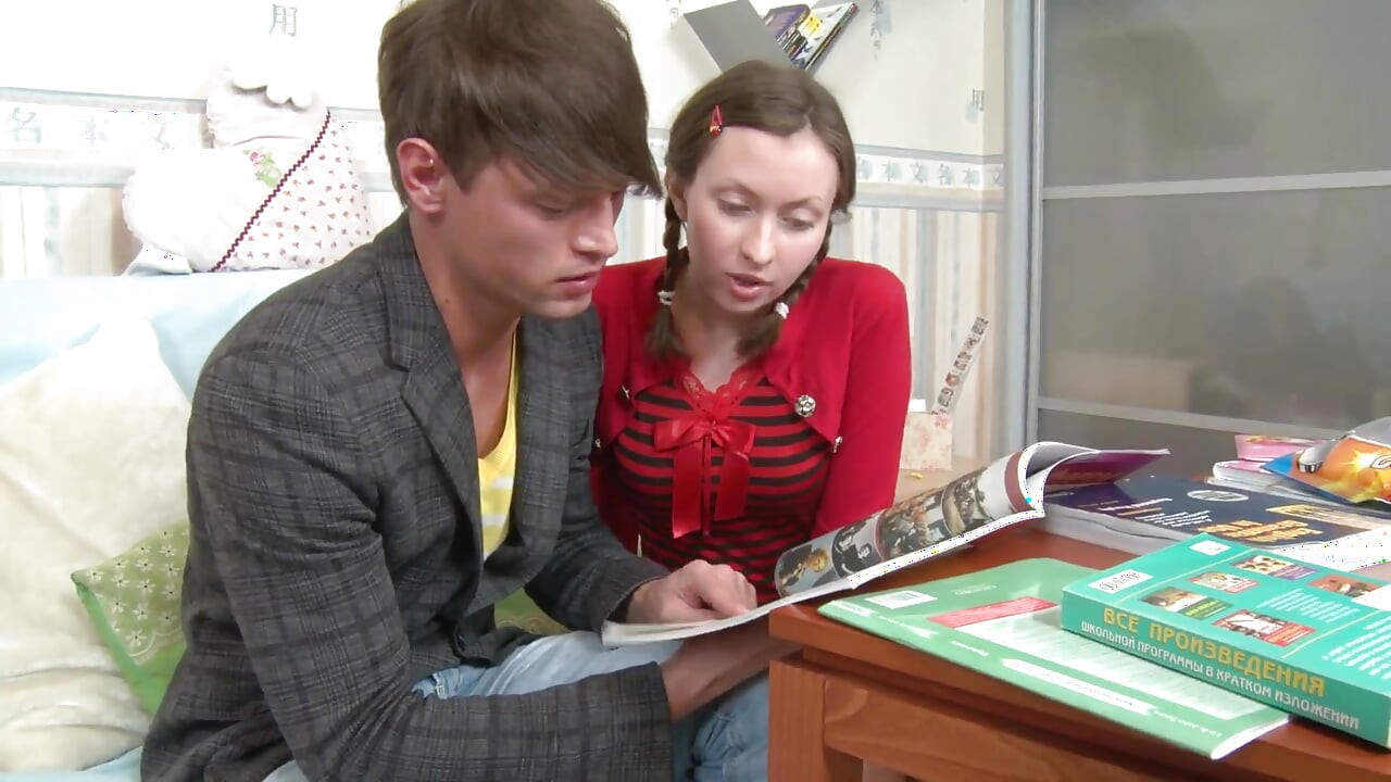 Facial for the big ass brunette teen after ass fuck