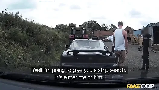Fake cop - lass uns die polizisten ficken dreier pOV