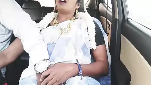 E -2, P -1, indyjska ciocia sari z seksem zięć w samochodzie, telugu brudne rozmowy