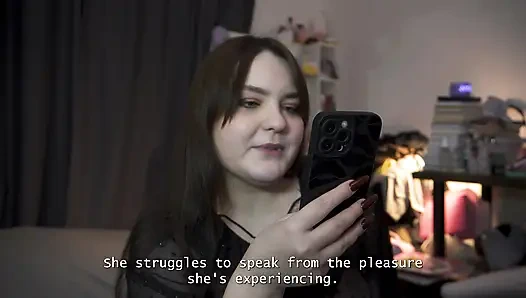 Порно история - они делят заполненный спермой поцелуй вместе после сладкого траха страпоном