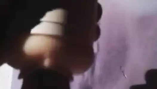 Horny MILF gets Cum on Pussy