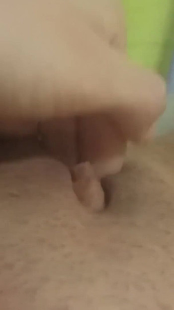 Captivating moment from "In the morning before work, I decided to pamper my pussy with fingers"