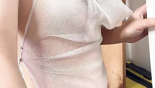 asshole close up and beautifull tit