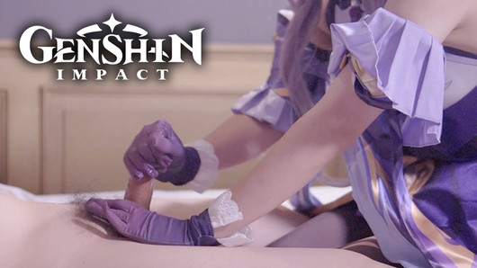 Japanischer Hentai Cosplay ladyboy wird nach otaku Festival gefickt, Genshin Impact Keqing 8