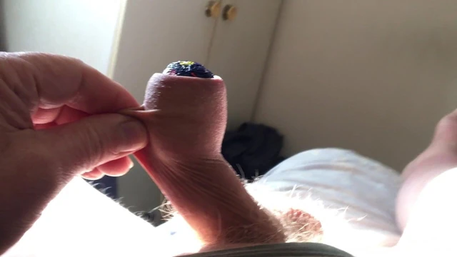 Foreskin with a chocolate egg