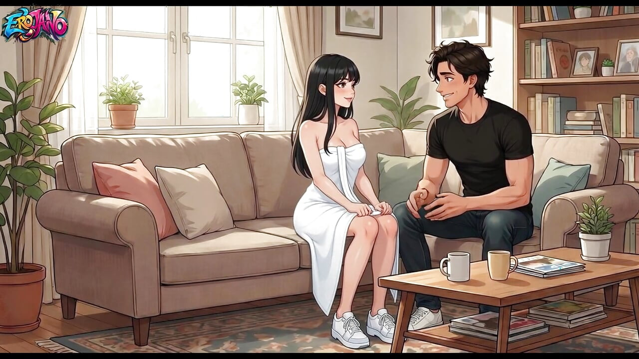 헨타이 애니메이션을 보면서 여친의 의붓여동생(19)을 따먹었어