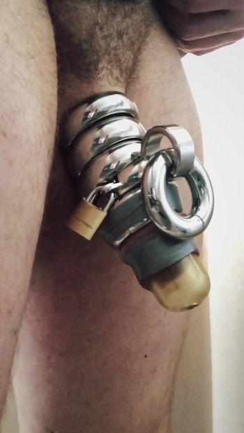 BDSM - chastity device - foreskin stretching