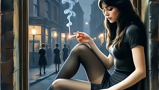 Harrison Marks Presents: AI Generated Smoking Babes in Stockings
