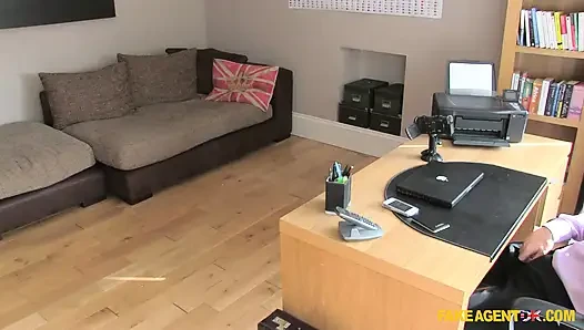 Fake Agent UK - Big Tits, Red Hair, and a Mouth Full of Cum