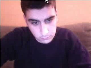 Straight guys feet on webcam #564