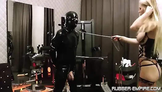 Ballbusting until you will swallow my pee