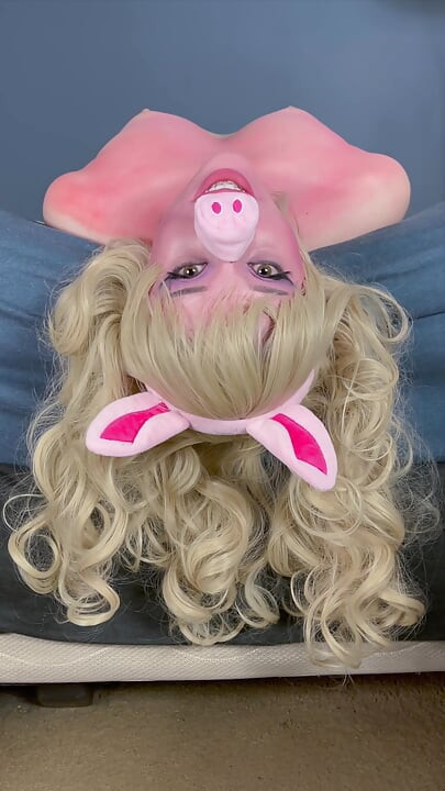 ¡La primera aventura descuidada de miss Piggy! Bolas garganta profunda descuidada!