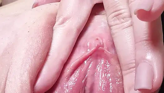 JOI with slutty blonde – wet pussy dirty talk and Pussy fingering close up
