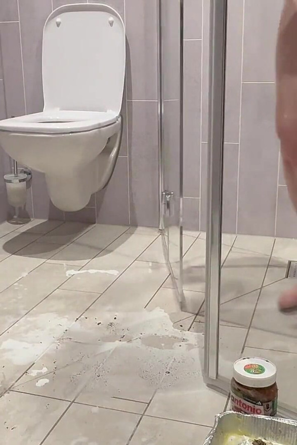 Messy Garbage Humiliation, Orgasm, Behind Scene and My Comments - Meeting with Fans Trip 4