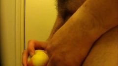 Einen Pfirsich knallen