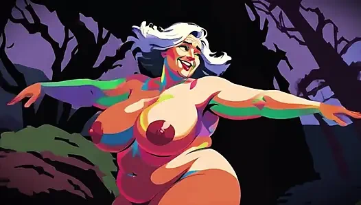 Toket gondal-gandul tubuh lembut ai