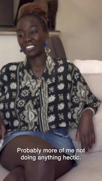 Epic moment from "Busty Ebony Model Bounces Wild On Gringo Producer At Casting Debut"