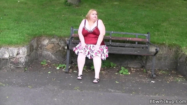 Stranger picks up huge boobs fatty