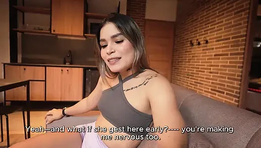 My Best Friend's Stepdad Fills My Pussy with Milk While His Wife Is Away! Carolina Agudelo - Papuchizz