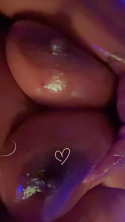 Big beautiful boobs ebony foreplay pretty titties boob play
