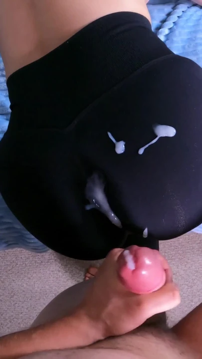 Must-see moment from "Face in cum. Cum on boobs. Cum on leggings."
