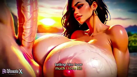 (4k) yapay zeka 3 boyutlu animasyonlu porno - latin baddie büyük beyaz yarağa tapıyor (ırklararası asmr) - yapay zeka görselleri x