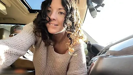 Hot Caught Fucking Auf Dem Fahrersitz