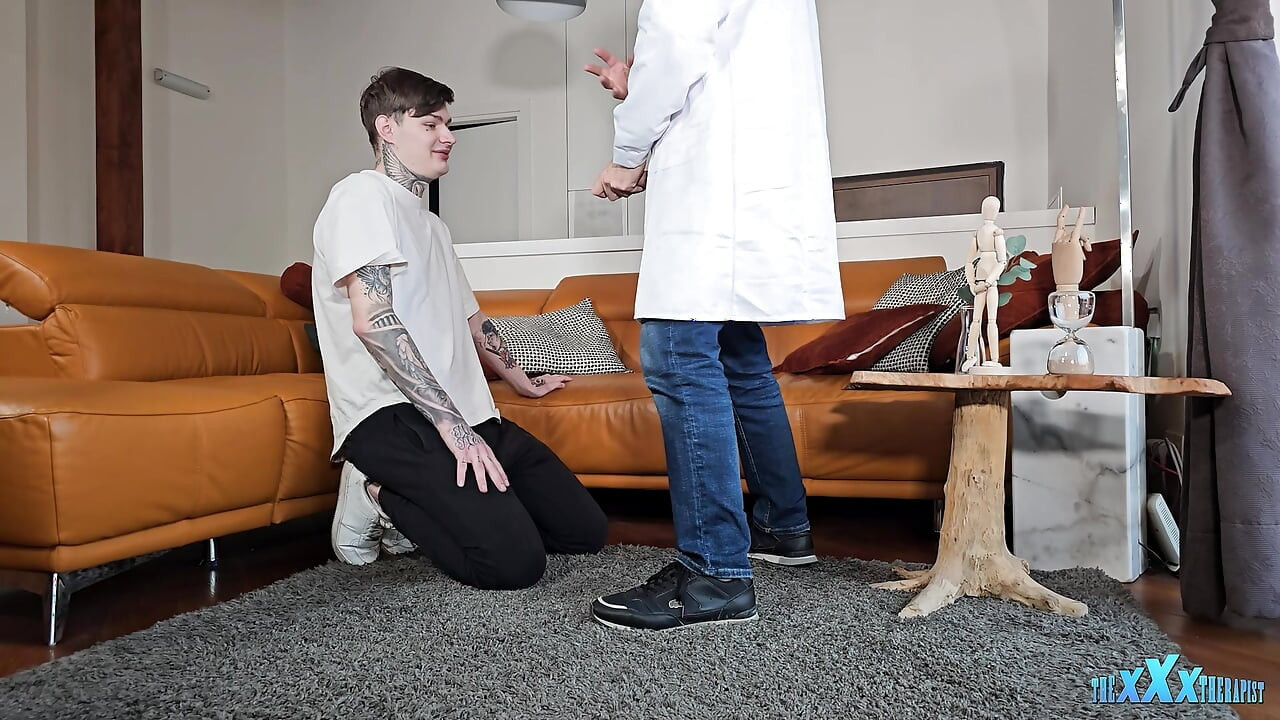 TheXXXTherapist - Dr. Costas Slows Jamie's Pulse with Skilled Deepthroat Blowjob Treatment Session