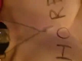 spanking her pussy as ordered
