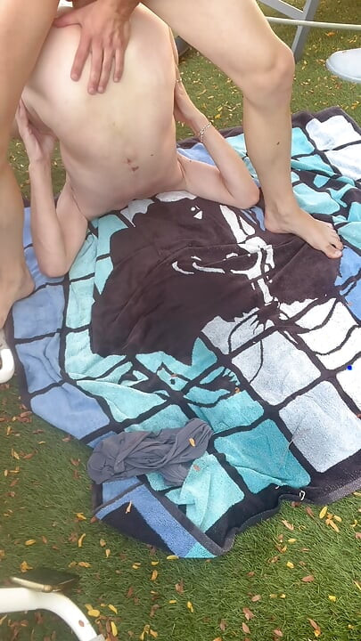 An xxl cock after the pool