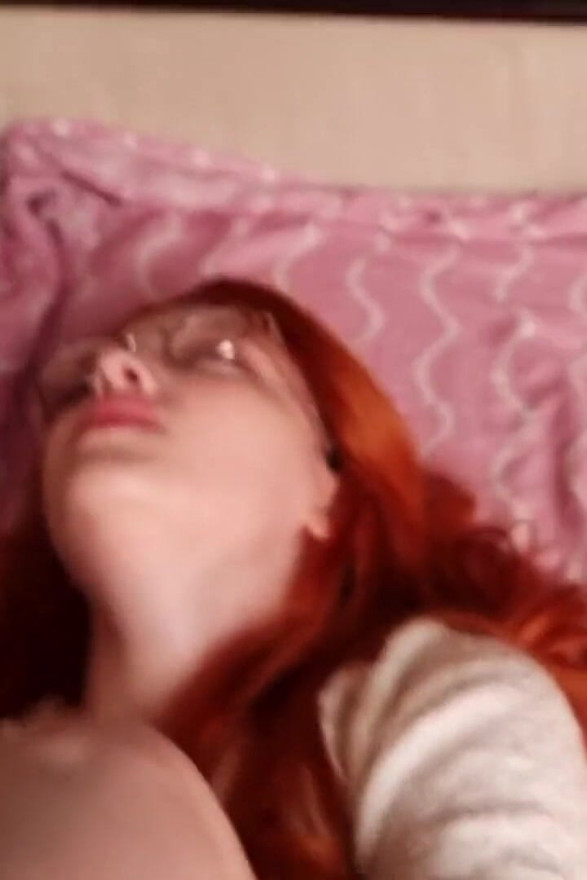 Stepfather films his stepdaughter while she sucks his cock sitting f...go fuck her on the couch