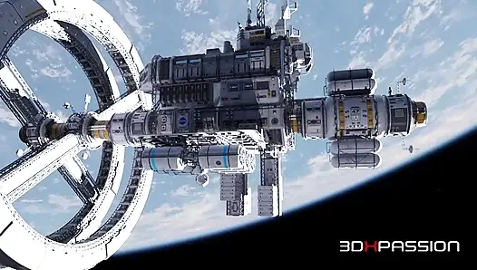 Nexus-3 orbit station meta lagi asik nyepong kontol sampai dicrot di toketnya