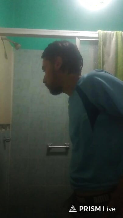 Man Showering