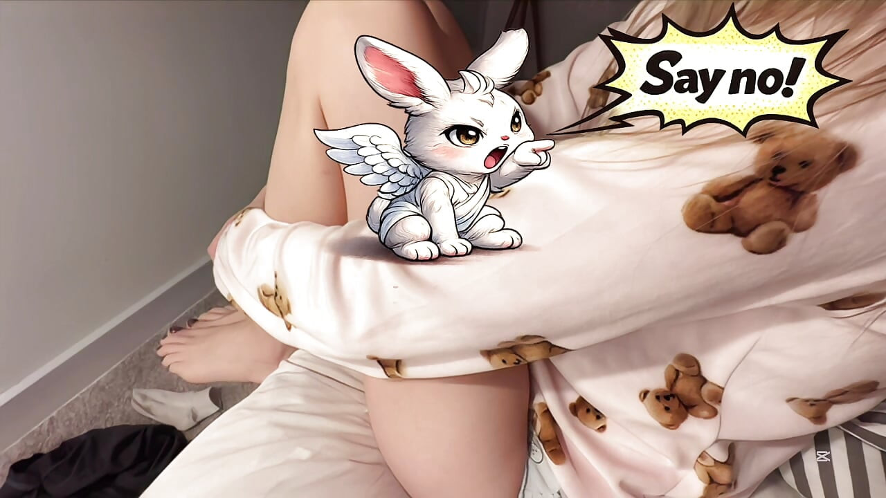 ANGEL OR DEVIL? Fuck the virgin until she squirts or read her a book?