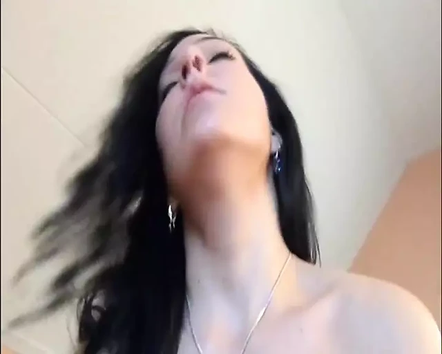 I satisfy Jana a twenty year old brunette at her first