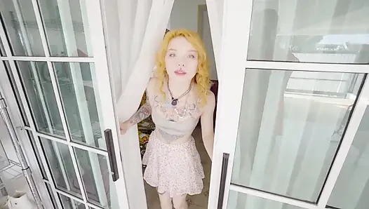 A Rescue Worker Fucked Me While I Got Stuck in the Cabinet