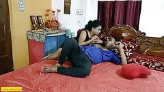 Marido cansado no quiere follar! india hotwife tiene Sexo