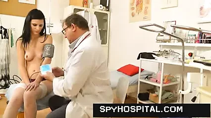 Smoking-hot petite teen clinic spy cam
