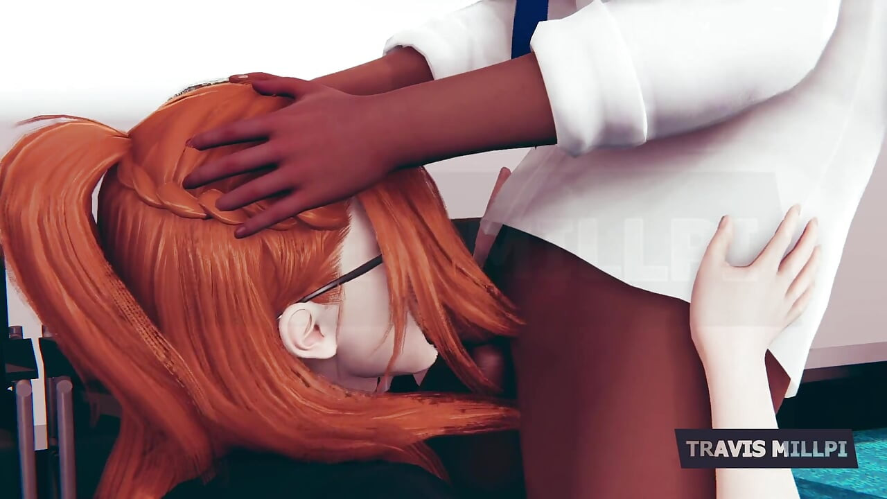 Office Seduction with Busty Redhead Secretary After Hours Punishment