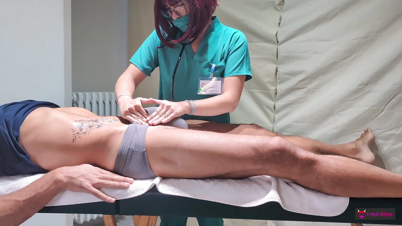 FAKE HOSPITAL - Depraved doctors squirt and get cum all over the place