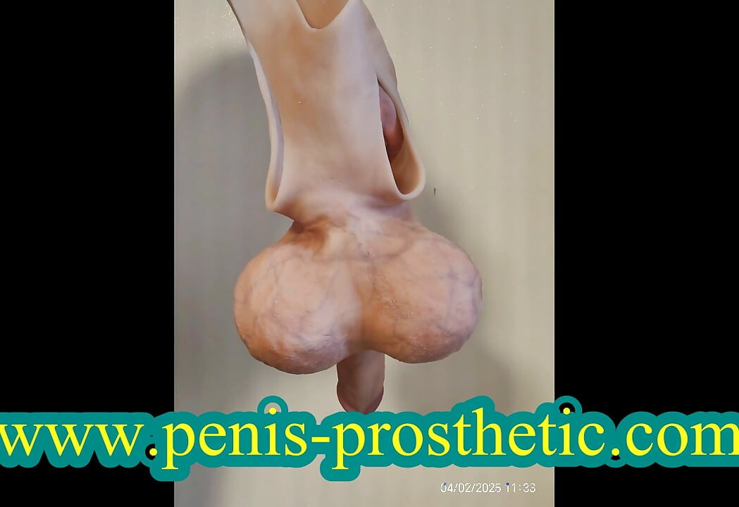 big penis code 1017 with big testicles - penis prosthetic