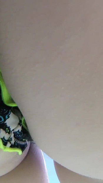 Powerful moment from "Teen student fingers my pussy in a public pool in front of everyone - it's very risky with people"