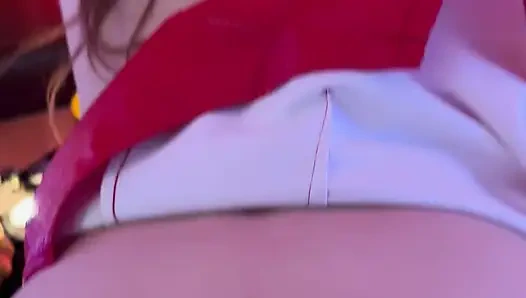 Lustful witch allowed allowed him to cum hard on her face POV