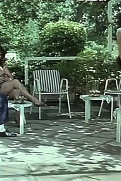 Vintage Orgy in the Garden with Hairy Pussies and Big Hard Cock
