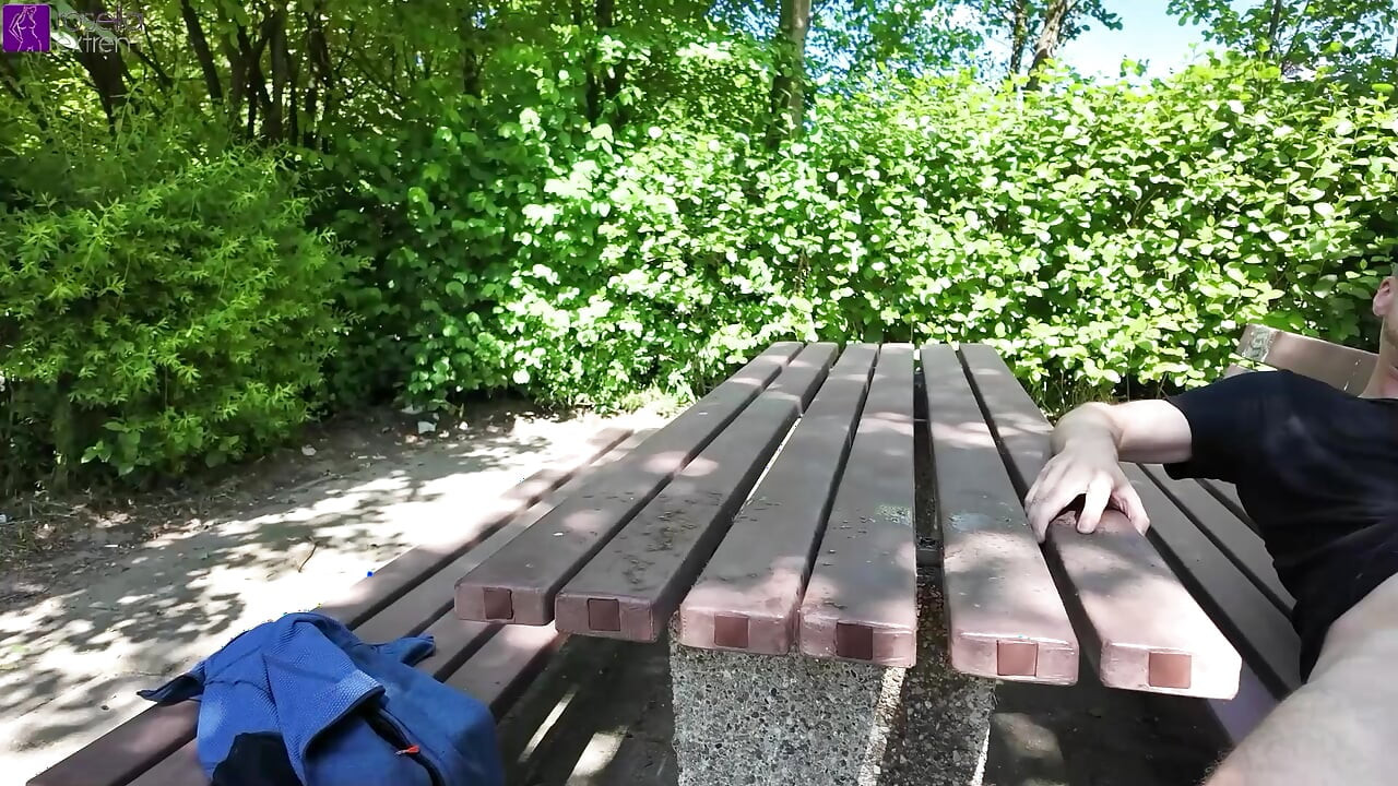 Public AO stranger fuck with creampie and muzzle at a rest area! Full Movie